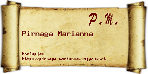 Pirnaga Marianna névjegykártya